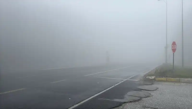 Bolu Dağı'nda Yoğun Sis, Sürücüleri Zor Durumda Bıraktı