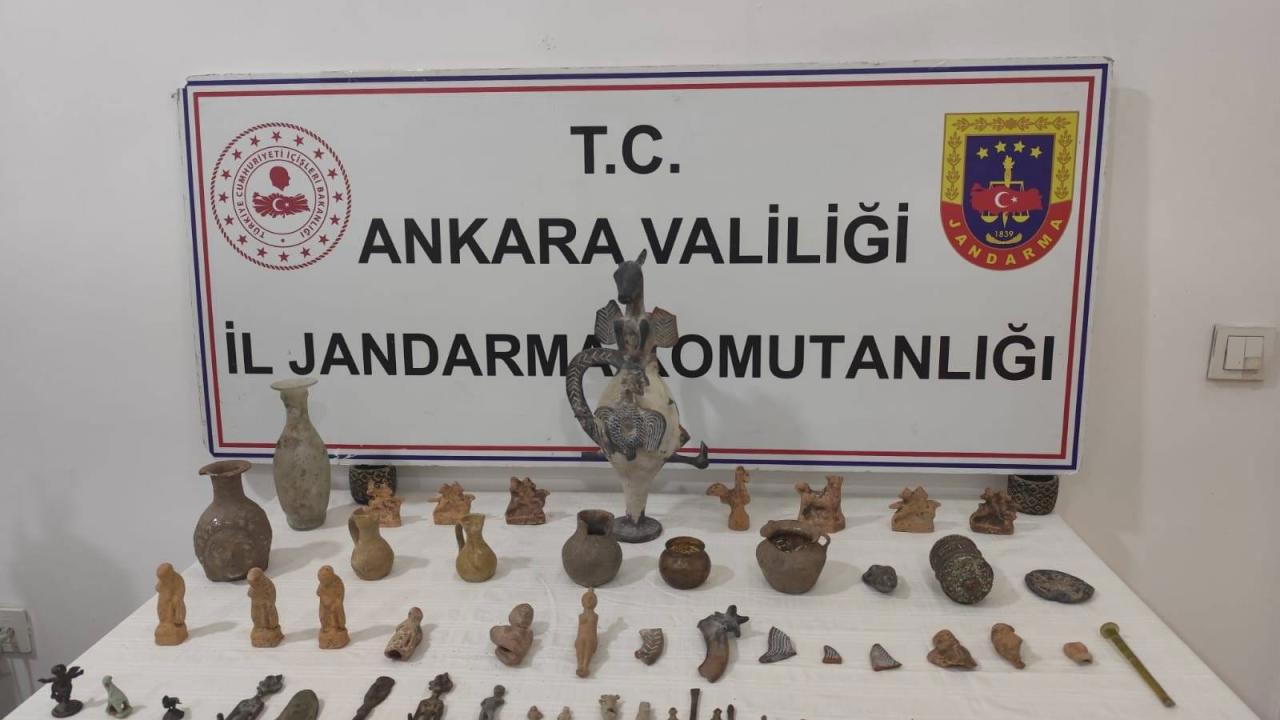 Başkentte Tarihi Eser Operasyonu Sonucunda 69 Obje Ele Geçirildi