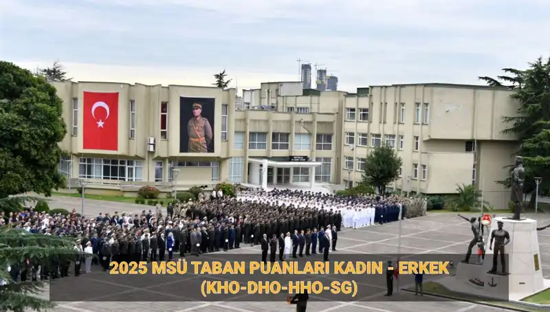 2025 MSÜ Taban Puanları Açıklandı: Kara, Deniz, Hava ve Sahil Güvenlik Okulları