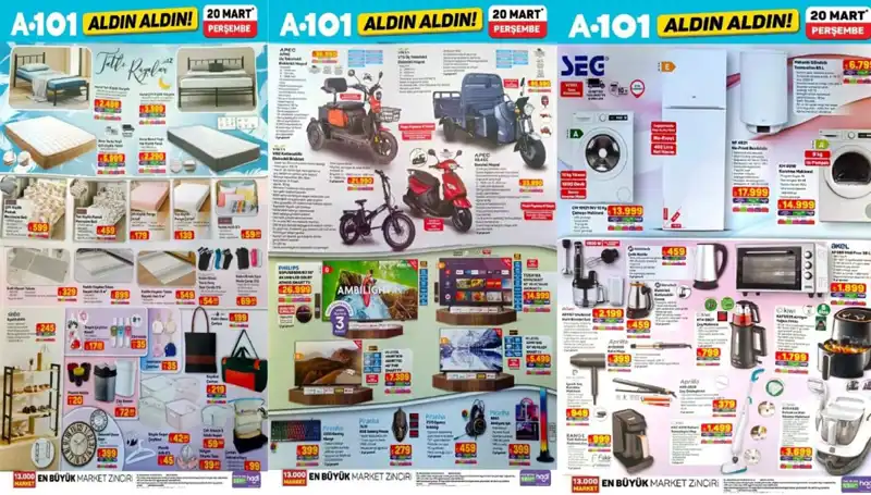 Yeni A101 Aktüel Kataloğu: 20 Mart'ta Hangi Ürünler Geliyor?
