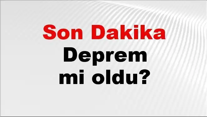 Denizli'de Son Dakika Deprem: Şehir Sarsıldı, İşte Detaylar!