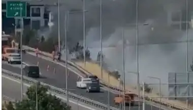 Anadolu Otoyolu'nda Sigara İzmariti Yangın Çıkardı: Korku Dolu Anlar!