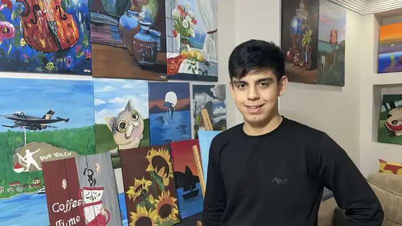 Otizmli Çocuk Ressam Okan’ın Sanatla Dolu Engelsiz Yolculuğu