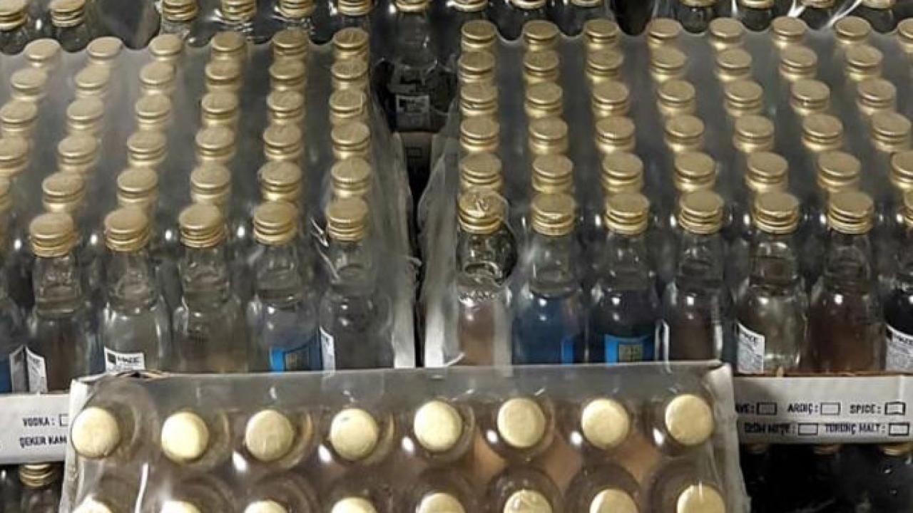 Çengel operasyonlarıyla yakalanan sahte içki miktarı 40 bin litreyi buldu