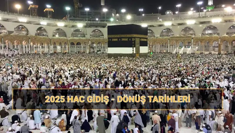 2025 Yılı Hac Seyahati: Gidiş ve Dönüş Tarihleri ile Fiyatlar