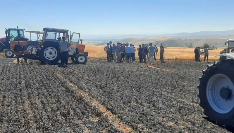 Yozgat'ta 100 Dönüm Ekili Alan Yangında Kül Oldu: Tarımda Büyük Kayıplar