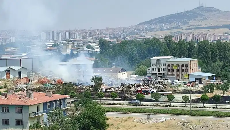 Otluk Alanda Başlayan Yangın, Depoyu Kül Eden Felaket Doğurdu