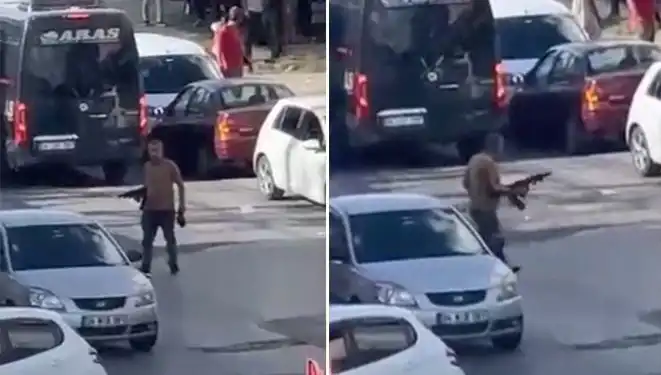 Başakşehir'de Pompalı Tüfekle Yolu Kapatan Kişi Paniğe Neden Oldu