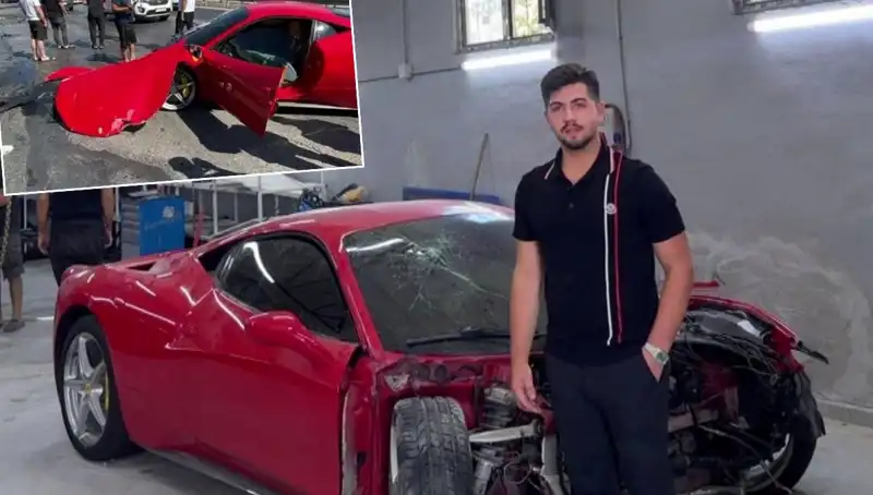 Hurdaya Dönüşen 15 Milyonluk Ferrari'nin Trajedi Dolu Hikayesi